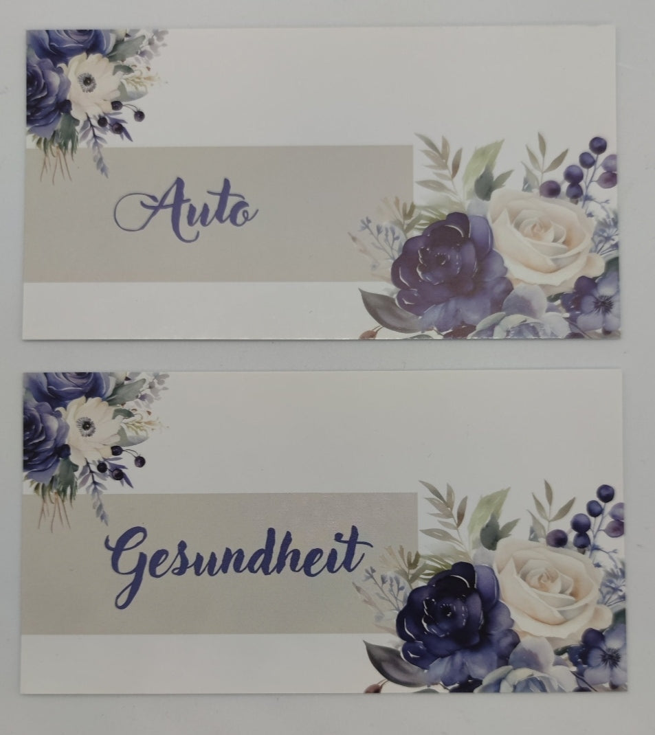 Set aus 18 Dashboards A6
