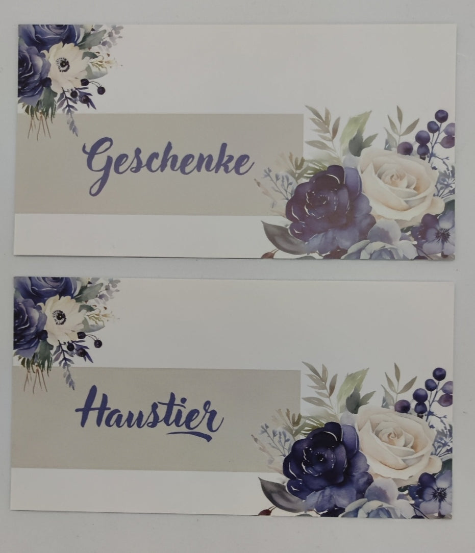 Set aus 18 Dashboards A6