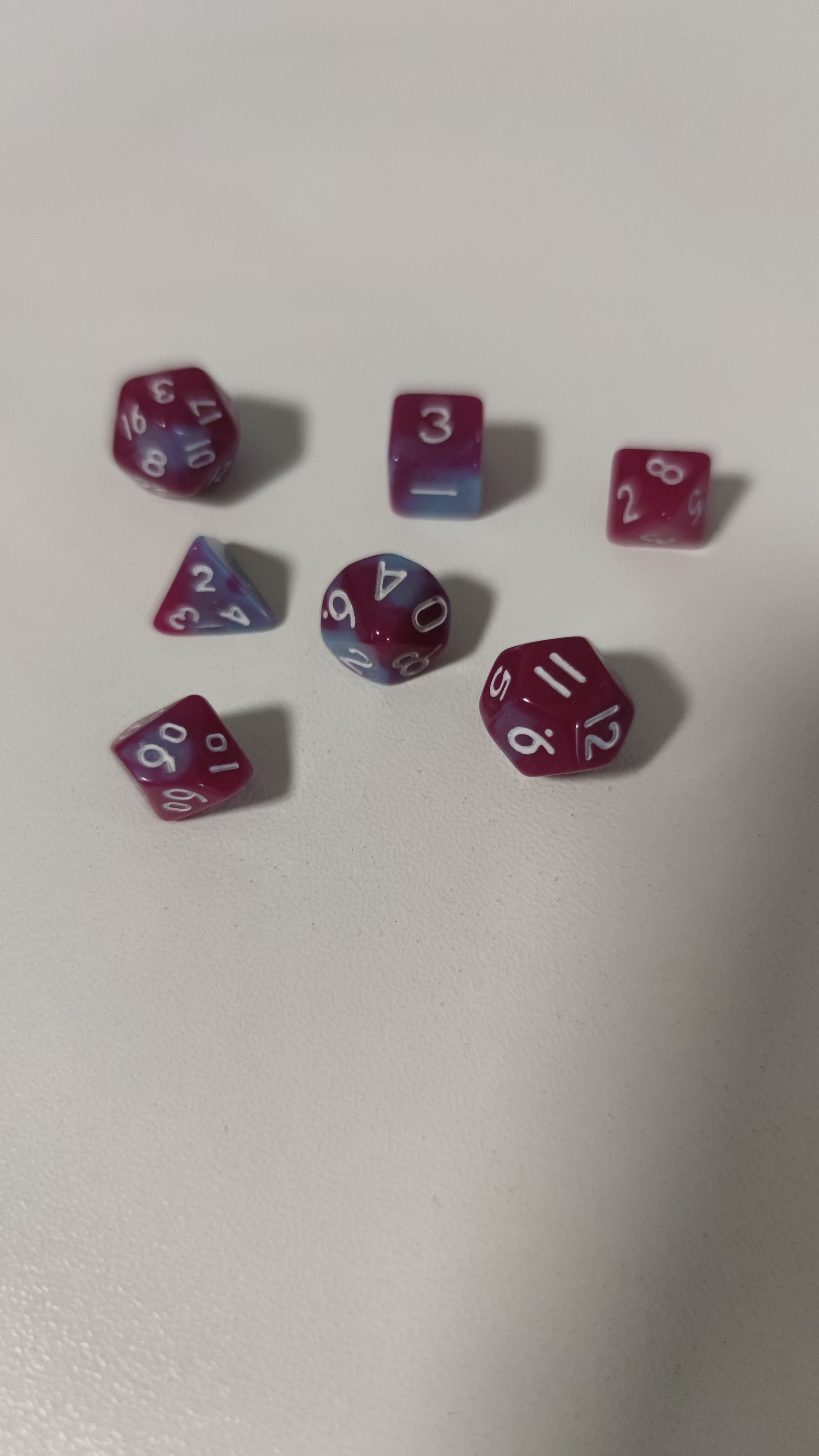 Mini Würfelset (7 Würfel)