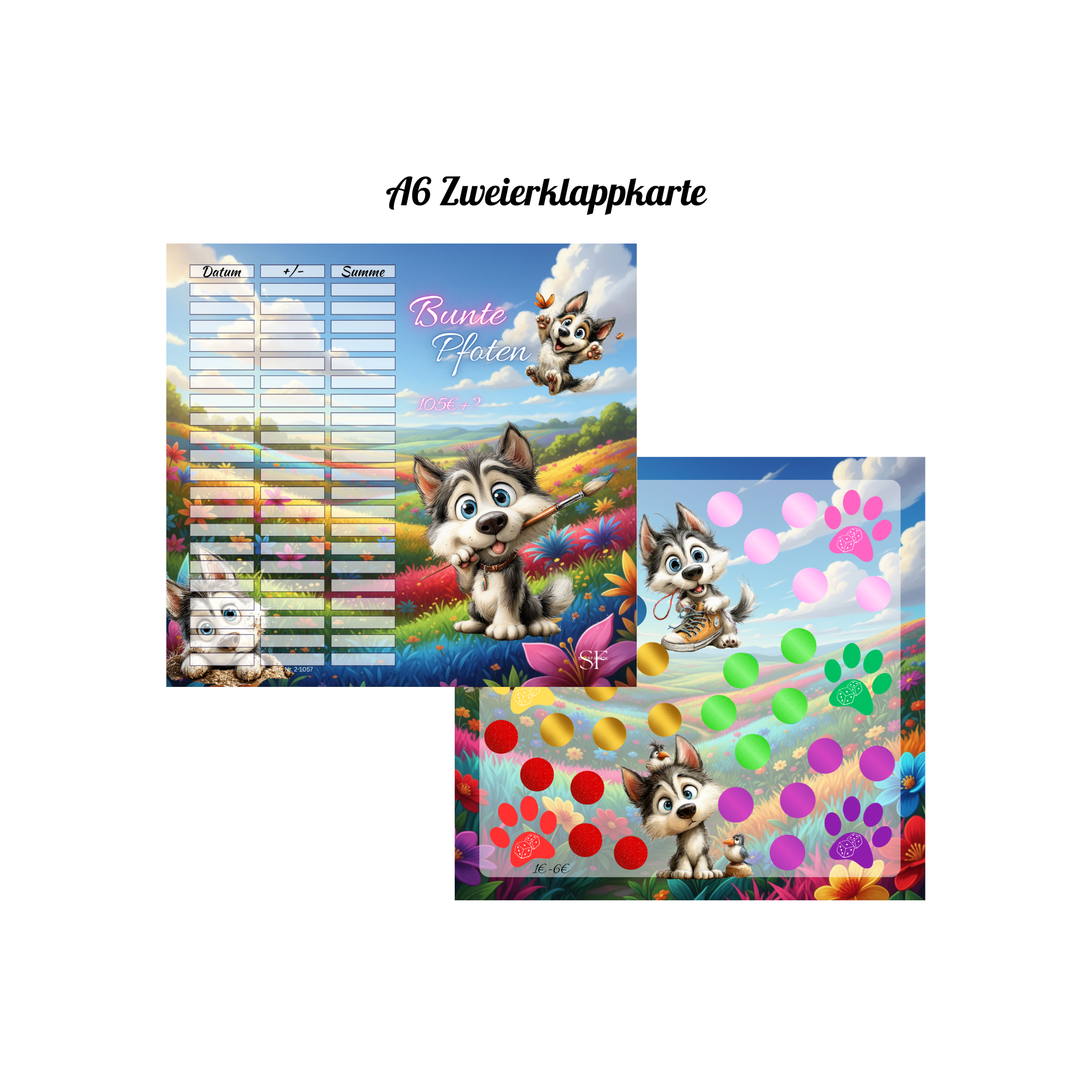 Bunte Pfoten