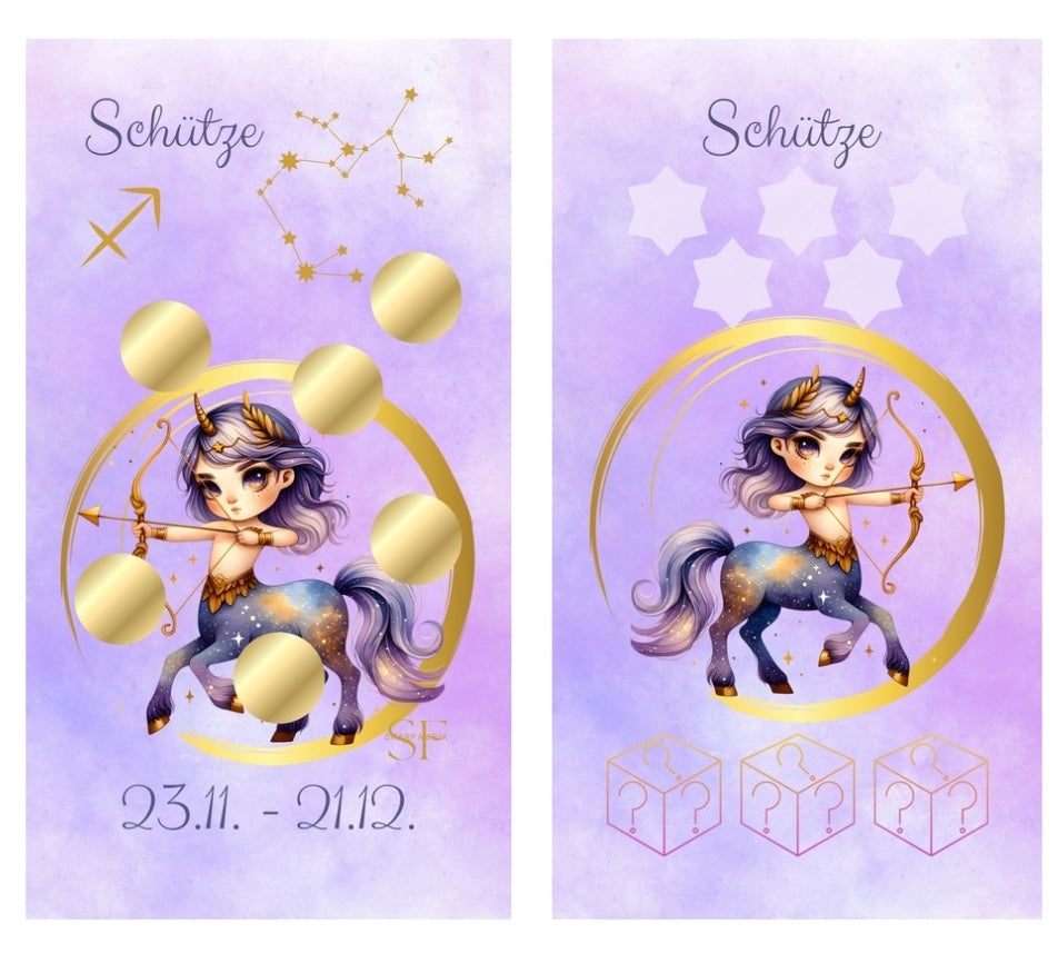Sternzeichen Sparchallenge