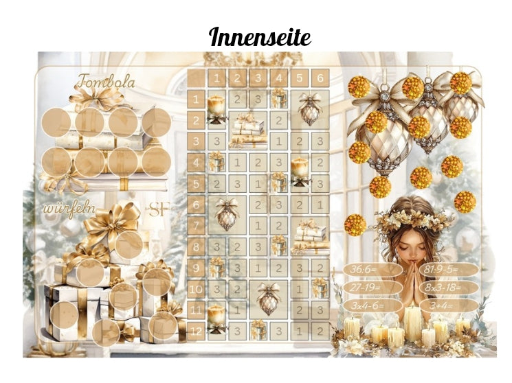 Golden Christmas Bingo